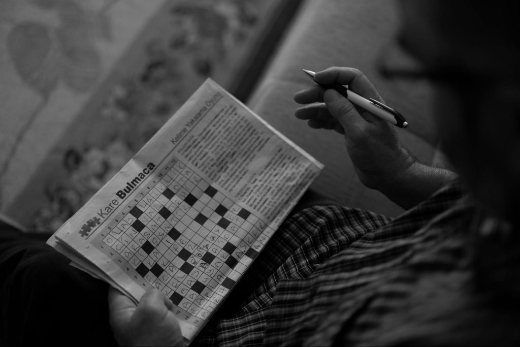 The story of puzzles in words: from ancient games to modern brains