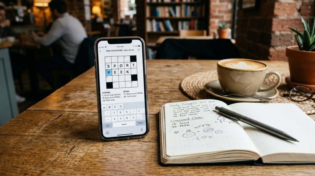 mini crossword clue help illustration for Mini Crossword Hint