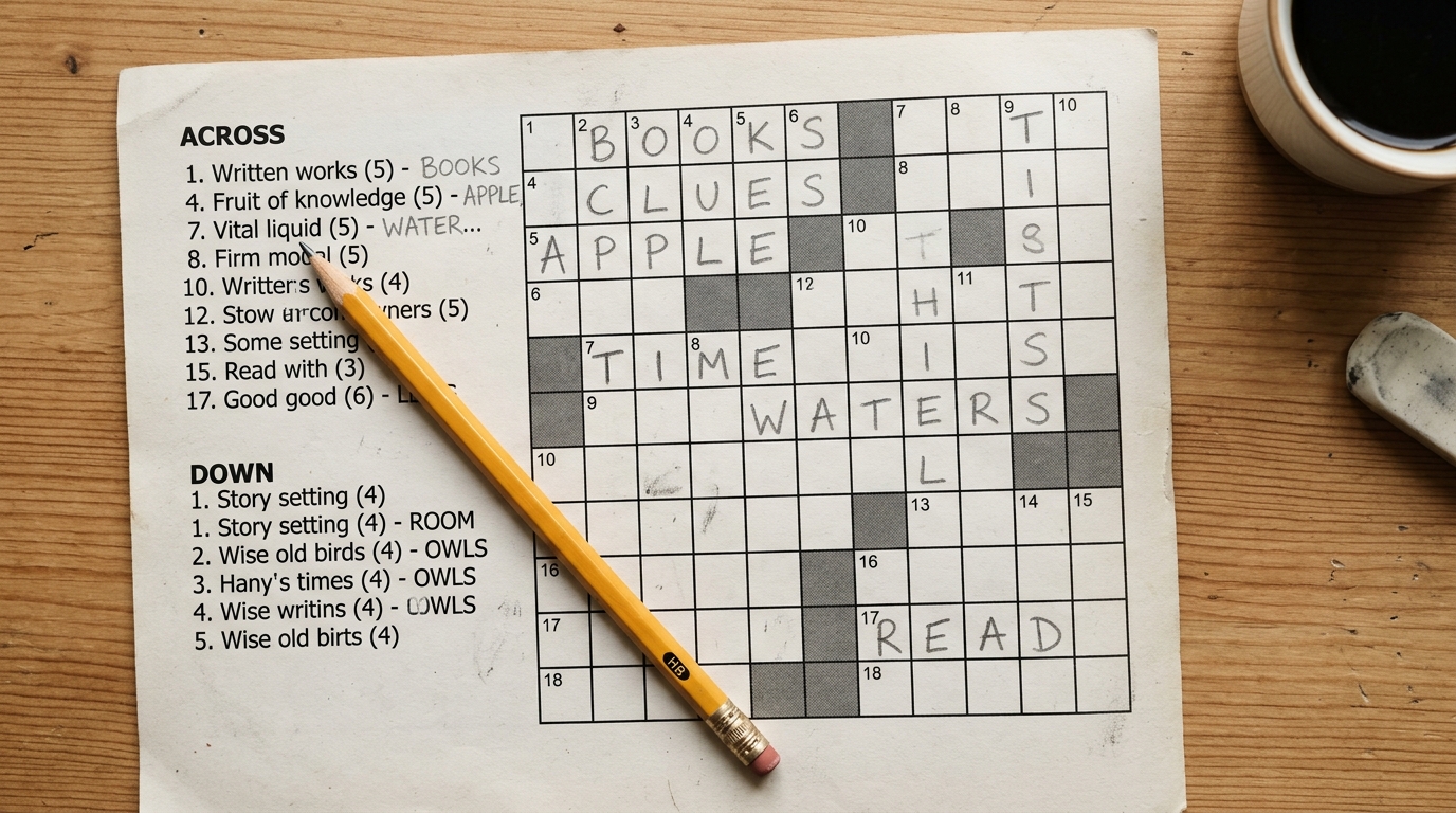 mini crossword answer hints illustration for Mini Crossword Hint
